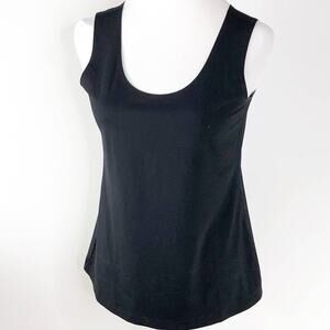Chico's Black Tank Medium 1 Stretchy Layering Piece